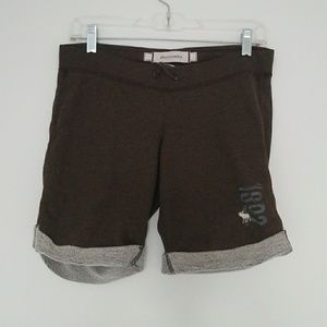 Brown Abercrombie shorts